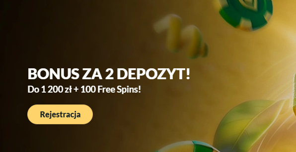 Lemon Casino bonus za 2 depozyt do 1200 zl + 100 free spins